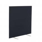 Jemini Floor Standing Screen 1400x25x1200mm Black FST1412SBK KF90495