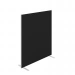 Jemini Floor Standing Screen 1400x25x1600mm Black KF90497 KF90497