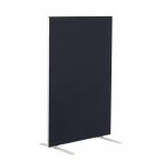 Jemini Floor Standing Screen 1400x25x1800mm Black KF90499 KF90499