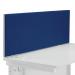 Jemini Straight Desk Mounted Screen 1400x25x400mm Blue KF90503 KF90503