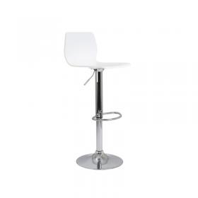 Jemini Stork High Stool 450x410x830-1040mm White KF90509 KF90509