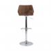 Jemini Stork High Stool 450x410x830-1040mm Walnut KF90510 KF90510