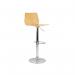 Jemini Stork High Stool 450x410x830-1040mm Beech KF90511 KF90511