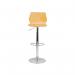 Jemini Stork High Stool 450x410x830-1040mm Beech KF90511 KF90511