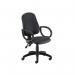 Jemini Teme High Back Operator Chair 640x640x985-1175mm Polyurethane Black KF90530 KF90530