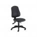 Jemini Teme Deluxe High Back Operator Chair 640x640x985-1175mm Leather Look Black KF90540 KF90540