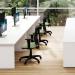 Arista Medway High Back Task Chair 640x640x1010-1175 Black CH2803BK KF90545
