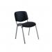 Jemini Ultra Multipurpose Stacking Chair 532x585x805mm Black KF90552 KF90552