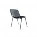 Jemini Ultra Multipurpose Stacking Chair 532x585x805mm Black KF90552 KF90552