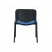 Jemini Ultra Multipurpose Stacking Chair 532x585x805mm Blue Polyurethane KF90556 KF90556