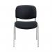 Jemini Ultra Multipurpose Stacking Chair 532x585x805mm Chrome/Black KF90558 KF90558