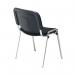 Jemini Ultra Multipurpose Stacking Chair 532x585x805mm Chrome/Black KF90558 KF90558