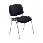 VOW Jemini Ultra Multipurpose Stacking Chair 532x585x805mm ChromeBlack KF90558 KF90558
