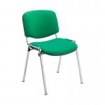 Jemini Ultra Multipurpose Stacking Chair 532x585x805mm ChromeGreen KF90559 KF90559