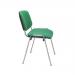 Jemini Ultra Multipurpose Stacking Chair 532x585x805mm Chrome/Green CH0503GN KF90559