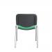 Jemini Ultra Multipurpose Stacking Chair 532x585x805mm Chrome/Green CH0503GN KF90559