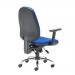 Arista Aire High Back Ergonomic Chair 675x580x1035-1230mm Blue KF90571 KF90571