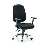 Arista Aire High Back Ergonomic Maxi Chair 675x580x1035-1230mm Black KF90572 KF90572
