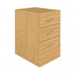 Avior Executive Under Desk Pedestal 435x565x700mm Nova Oak KF90613 KF90613