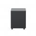 Jemini Contract 3 Drawer Mobile Desk Pedestal 380x470x615 Black KF90689 KF90689