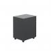 Jemini Contract 3 Drawer Mobile Desk Pedestal 380x470x615 Black KF90689 KF90689