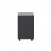 Jemini Contract 3 Drawer Mobile Desk Pedestal 380x470x615 Black KF90689 KF90689