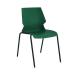 Jemini Uni 4 Leg Chair 530x570x855mm Green/Grey KF90712