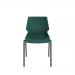 Jemini Uni 4 Leg Chair 530x570x855mm Green/Grey KF90712 KF90712
