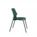 Jemini Uni 4 Leg Chair 530x570x855mm Green/Grey KF90712 KF90712
