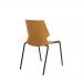 Jemini Uni 4 Leg Chair 530x570x855mm Yellow/Grey KF90713 KF90713
