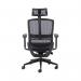 Arista Lena High Back Executive Chair 700x700x1120-1250mm Mesh Back Black KF90764 KF90764