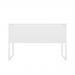 Jemini Soho Square Leg Desk 1200x600x770mm White/White KF90769 KF90769