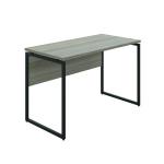 Jemini Soho Square Leg Desk 1200x600x770mm Grey Oak/Black Leg KF90772 KF90772