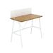 Jemini Soho Desk with Backboard 1000x540x1250mm Oak/White KF90774