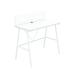 Jemini Soho Desk with Backboard 1000x540x1250mm White/White KF90776