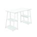 Jemini Soho Desk 4 Angled Shelves 1300x600x770mm White/White KF90792