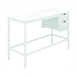 Cheap Stationery Supply of Soho Computer Desk with 2 Drawers 1200mm White/White KF90858 KF90858 Office Statationery