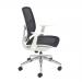 First Soho Task Chair 670x670x935-1025mm Mesh Back Black/White KF90882 KF90882