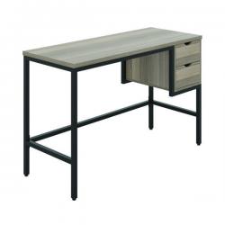 Cheap Stationery Supply of Jemini Soho Computer Desk with 2 Drawers 1200x480x770mm Grey Oak/Black KF90925 KF90925 Office Statationery