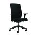 Arista Clover High Back Office Chair 650x610x425mm Black KF90932