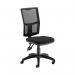 First Medway High Back Operator Chair 640x640x1010-1175mm Mesh Back Black KF90960 KF90960