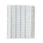 Q-Connect 1-75 Index Multi-Punched Reinforced Board Clear Tab A4 White KF97058 KF97058