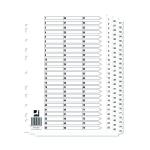 Q-Connect A4 1-75 Mylar Index (Pack of 10) KF97058Q KF97058Q
