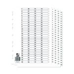 Q-Connect A4 1-100 Mylar Index (Pack of 10) KF97059Q KF97059Q