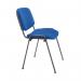 First Ultra Multipurpose Stacking Chair 532x585x805mm Blue KF98504 KF98504