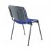 First Ultra Multipurpose Stacking Chair 532x585x805mm Blue KF98504 KF98504