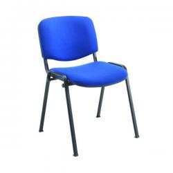 Cheap Stationery Supply of First Ultra Multipurpose Stacking Chair 532x585x805mm Blue KF98504 KF98504 Office Statationery
