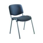 First Ultra Multipurpose Stacking Chair 532x585x805mm Charcoal KF98505 KF98505