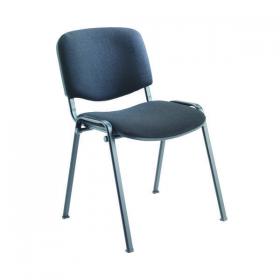 First Ultra Multipurpose Stacking Chair 532x585x805mm Charcoal KF98505 KF98505