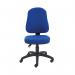 First High Back Operator Chair 640x640x985-1175mm Blue KF98506 KF98506